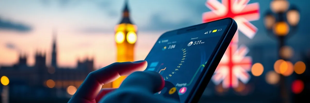 mobile casino in the UK — Mobile data usage across session types
